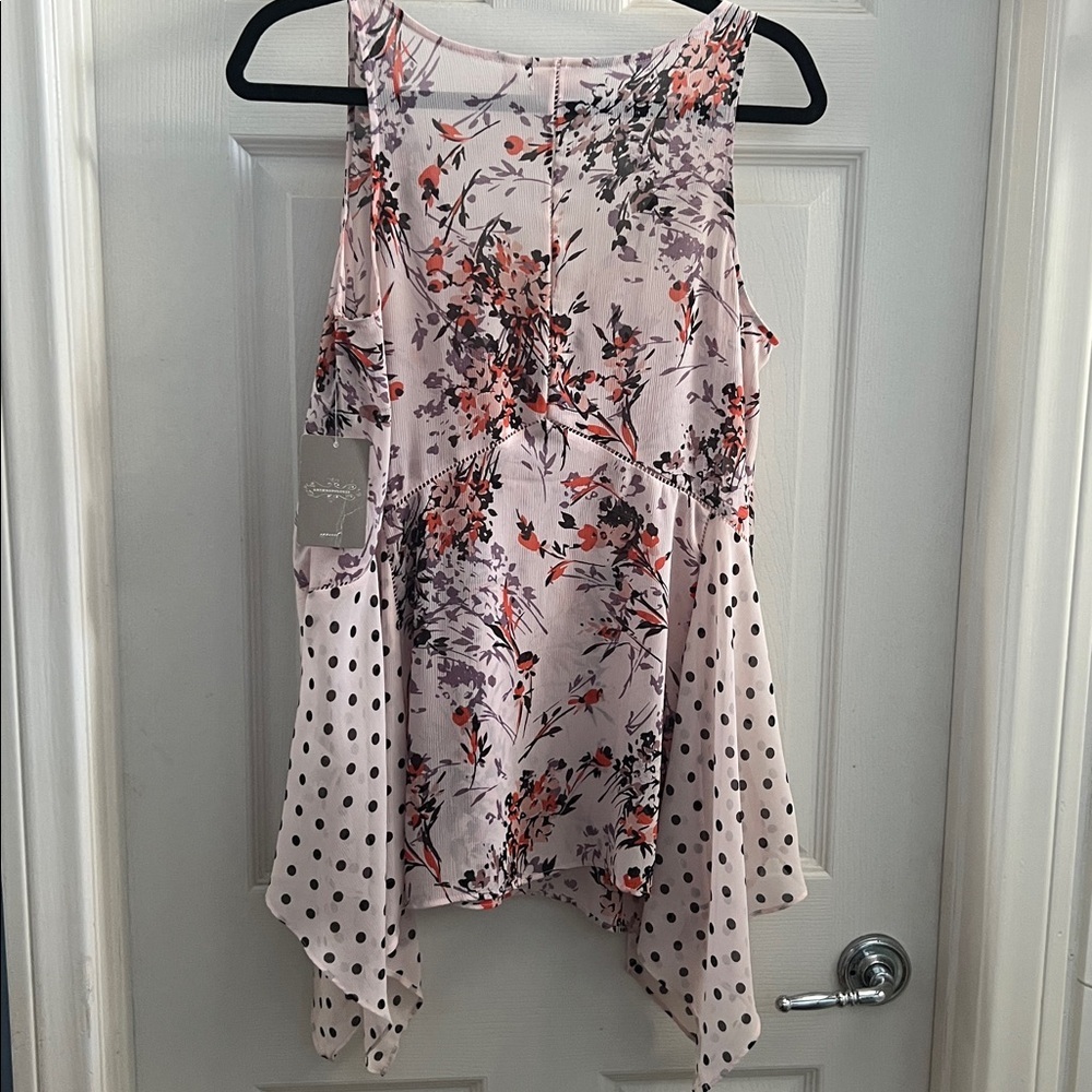 Vanessa Virginia Anthropologie Floral Tank Top - NWT Size Medium - Picture 6 of 6